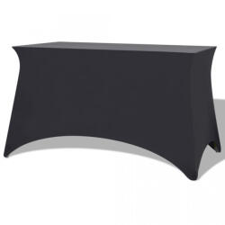 VidaXL Huse elastice pentru masă, 2 buc, 120 x 60, 5 x 74 cm, antracit (132039) - izocor