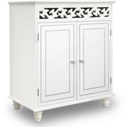 Casaria Comodă JERSEY, 76x65x35cm, alb Comoda