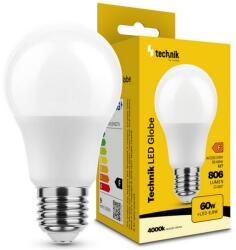Technik LED lámpa A60 körte A 8, 8W- 60W E27 806lm 840 220-240V AC 20000h 360° 4000K