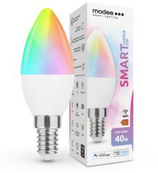 Modee Okos LED lámpa B38 (Tuya Wi-Fi) gyertya 4, 9W- 40W E14 470lm DIM 220-240V AC LED Smart