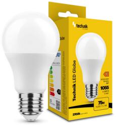 Technik LED lámpa A60 körte A 11, 1W- 75W E27 1055lm 827 220-240V AC 20000h 360° 2700K