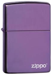 Zippo Brichetă Zippo 24747ZL High Polish Purple Zippo Logo (24747ZL) Bricheta