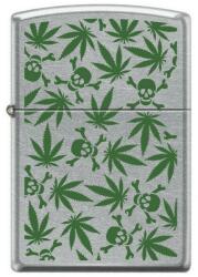 Zippo Brichetă Zippo 8969 Skulls Marijuana Weed Design (8969) Bricheta