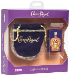 Zippo Set cadou brichetă Zippo + săculeț Crown Royal Canadian Whiskey 49661 (49661) Bricheta