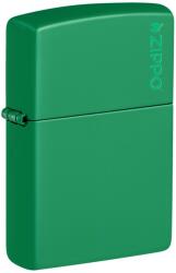 Zippo Brichetă Zippo 48629ZL Classic Grass Green Matte with Zippo Logo (48629ZL) Bricheta
