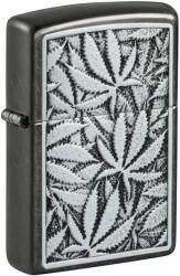 Zippo Brichetă Zippo 48123 Marijuana Leaf Emblem (48123) Bricheta