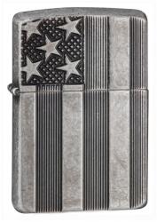 Zippo Brichetă Zippo 28974 Armor Deep Cut Flag (28974) Bricheta