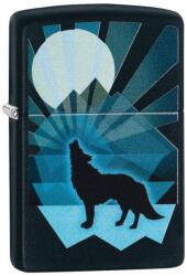 Zippo Brichetă Zippo 29864 Wolf Howling at Moon (29864) Bricheta