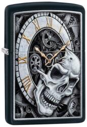 Zippo Brichetă Zippo 29854 Skull & Clock Design (29854)