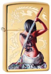 Zippo Brichetă Zippo 29668 Mazzi-Dragon Lady With Sword (29668) Bricheta