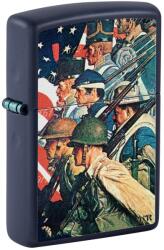 Zippo Brichetă Zippo 48698 Norman Rockwell To Make Men Free (48698) Bricheta
