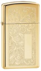 Zippo Brichetă Zippo 1652B Slim Brass Venetian (1652B) Bricheta