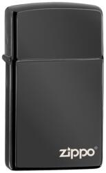 Zippo Brichetă Zippo 28123ZL Slim High Polish Black Zippo Logo (28123ZL) Bricheta