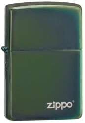 Zippo Brichetă Zippo 28129ZL High Polish Green Zippo Logo (28129ZL) Bricheta