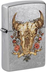 Zippo Brichetă Zippo 48559 Rick Rietveld Bull Skull (48559) Bricheta