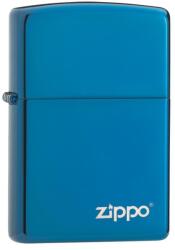 Zippo Brichetă Zippo 20446ZL High Polish Blue Zippo Logo (20446ZL) Bricheta