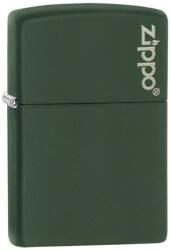 Zippo Brichetă Zippo 221ZL Green Matte with Zippo Logo (221ZL) Bricheta