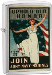 Zippo Brichetă Zippo 29599 US Army Navy Marines American War Fight (29599)