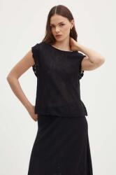 United Colors of Benetton top női, fekete - fekete XS - answear - 22 990 Ft