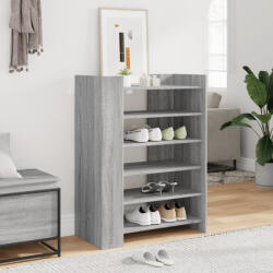 vidaXL szürke sonoma színű szerelt fa cipőszekrény 74, 5 x 37, 5 x 100cm (848435)