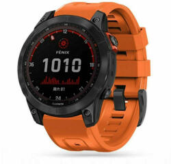 Tech-Protect Iconband Curea Silicon Portocaliu (Garmin Fenix 3/5X/3HR/5X Plus/6X/6X/6X/7X Pro (26mm)) TPRGF3O (TPRGF3O)