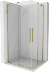 Mexen Velar L Duo cabină de duș glisantă 100 x 90 cm, transparent, auriu periat - 871-100-090-02-03-55 (871-100-090-02-03-55)