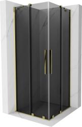 Mexen Velar Cabină de duș glisantă Duo 100 x 100 cm, grafit, auriu - 871-100-100-42-50 (871-100-100-42-50)
