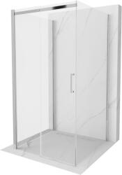 Mexen Omega-3S cabină de duș cu 3 pereți, glisantă 100 x 100 cm, transparentă, crom - 825-100-100-01-00-3S (825-100-100-01-00-3S)