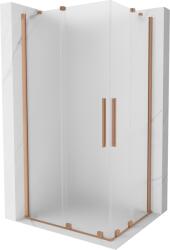 Mexen Velar Duo cabină de duș glisantă 100 x 90 cm, înghețat, cupru periat - 871-100-090-32-65 (871-100-090-32-65)