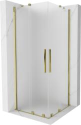 Mexen Velar Duo cabină de duș glisantă 90 x 90 cm, satinată, aurie - 871-090-090-32-50 (871-090-090-32-50)