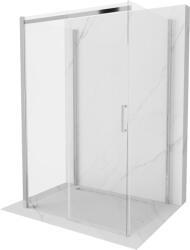 Mexen Omega cabină de duș cu 3 pereți, glisantă 130 x 80 cm, transparent, crom - 825-130-080-01-00-3S (825-130-080-01-00-3S)