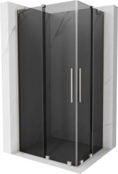 Mexen Velar Cabină de duș duo, glisantă, 100 x 90 cm, grafit, nichel periat - 871-100-090-42-97 (871-100-090-42-97)