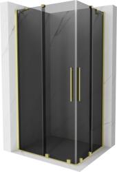 Mexen Velar Cabină de duș Duo culisantă 100 x 90 cm, grafit, aurie periată - 871-100-090-42-55 (871-100-090-42-55)