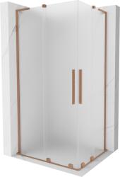 Mexen Velar L Duo cabină de duș glisantă 100 x 90 cm, îngheț, cupru periat - 871-100-090-02-33-65 (871-100-090-02-33-65)