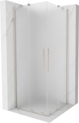 Mexen Velar Duo cabină de duș glisantă 100 x 100 cm, mată, nichel periat - 871-100-100-32-97 (871-100-100-32-97)