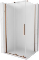 Mexen Velar cabină de duș glisantă 130 x 90 cm, geam mat, aur roz - 871-130-090-31-55 (871-130-090-31-60)