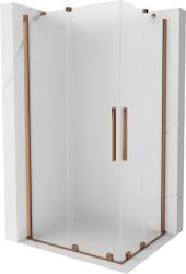 Mexen Velar Duo cabină de duș glisantă 90 x 80 cm, înghețat, aur roz - 871-090-080-32-60 (871-090-080-32-60)
