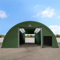 TOOLPORT Mezőgazdasági sátor, 9, 15x12m, PRIMEtex-ponyva, sötét zöld, statikai megerősítéssel "Hangársátor, - (99400)