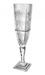 Black Crystal Royal * Kristály Pezsgős pohár 140 ml (Ar18907)