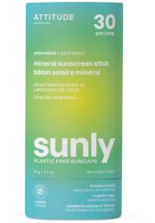 ATTITUDE Sunly Sunscreen Stick Unscented SPF 30 60 g