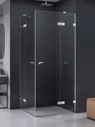 NEW TRENDY Eventa zuhanykabin 100x80 cm négyszögletes króm fényes/átlátszó üveg EXK-4538 (EXK4538)