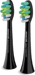 Sencor SOX 102 Szónikus fogkefe fej SOC 42x, 2 db, fekete (41015262)