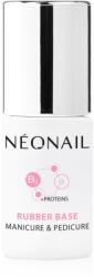 NEONAIL Manicure & Pedicure Rubber Base baza gel pentru unghii cu proteine 7, 2 ml