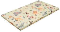 New Baby Saltea patut bebe, New Baby, Zoo, Din spuma, Cu husa detasabila, 120x60x5 cm, 0 luni+, Multicolor (53003) - babyneeds