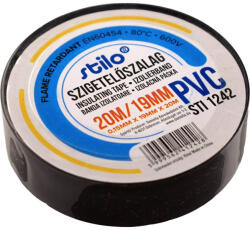 Stilo szigetelő szalag 20x19 fekete - STI1242 (STI1242)