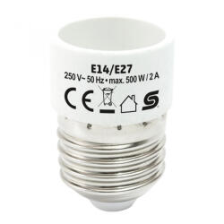 Home Foglalat átalakító E27-ről E14-re (max. 500W) (E14/E27)
