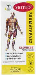 Motto Tapasz sárga bőrbarát reumatapasz