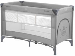 KikkaBoo utazóágy 2 szintes So Gifted szürke - babamarket