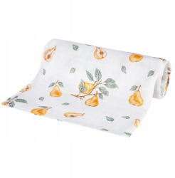 BOCIOLAND Scutec din bambus, Bocioland, Pears, Material certificat Oeko Tex Standard 100, Dimensiune mare, 75x75 cm, Multicolor (BL211)