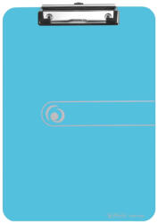 Herlitz Clipboard simplu A4 PP EOTG, Albastru transparent (11205671)